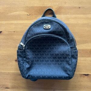 Michael Kors Black Abbey Backpack